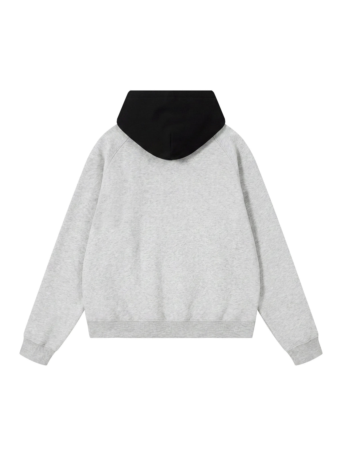 Unisex Fleece Raglan Color Block Hoodie