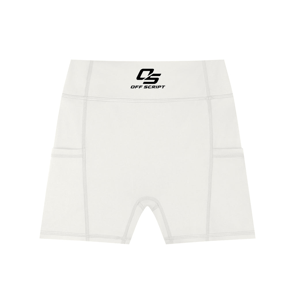 Off Script Women’s High-Waisted Pocket Biker Shorts