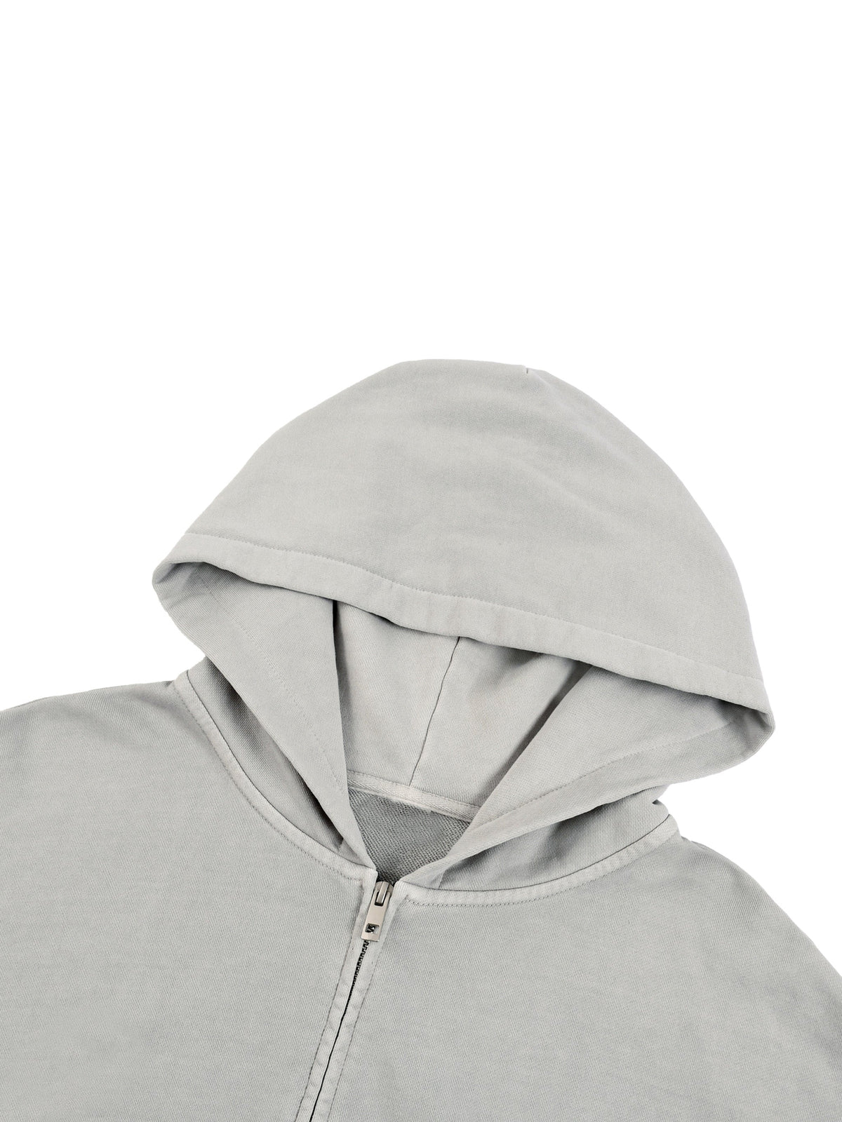 Unisex Vintage Wash Full Zip Boxy Hoodie