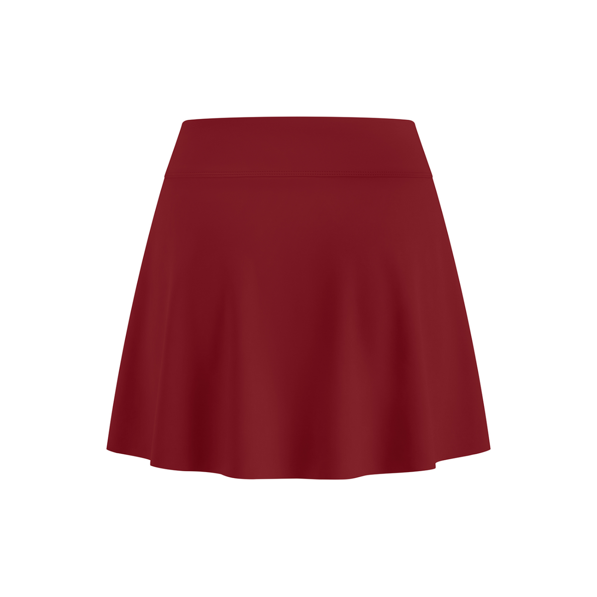 Off Script Women’s Contrast-Stripe Side-Slit A-Line Skirt