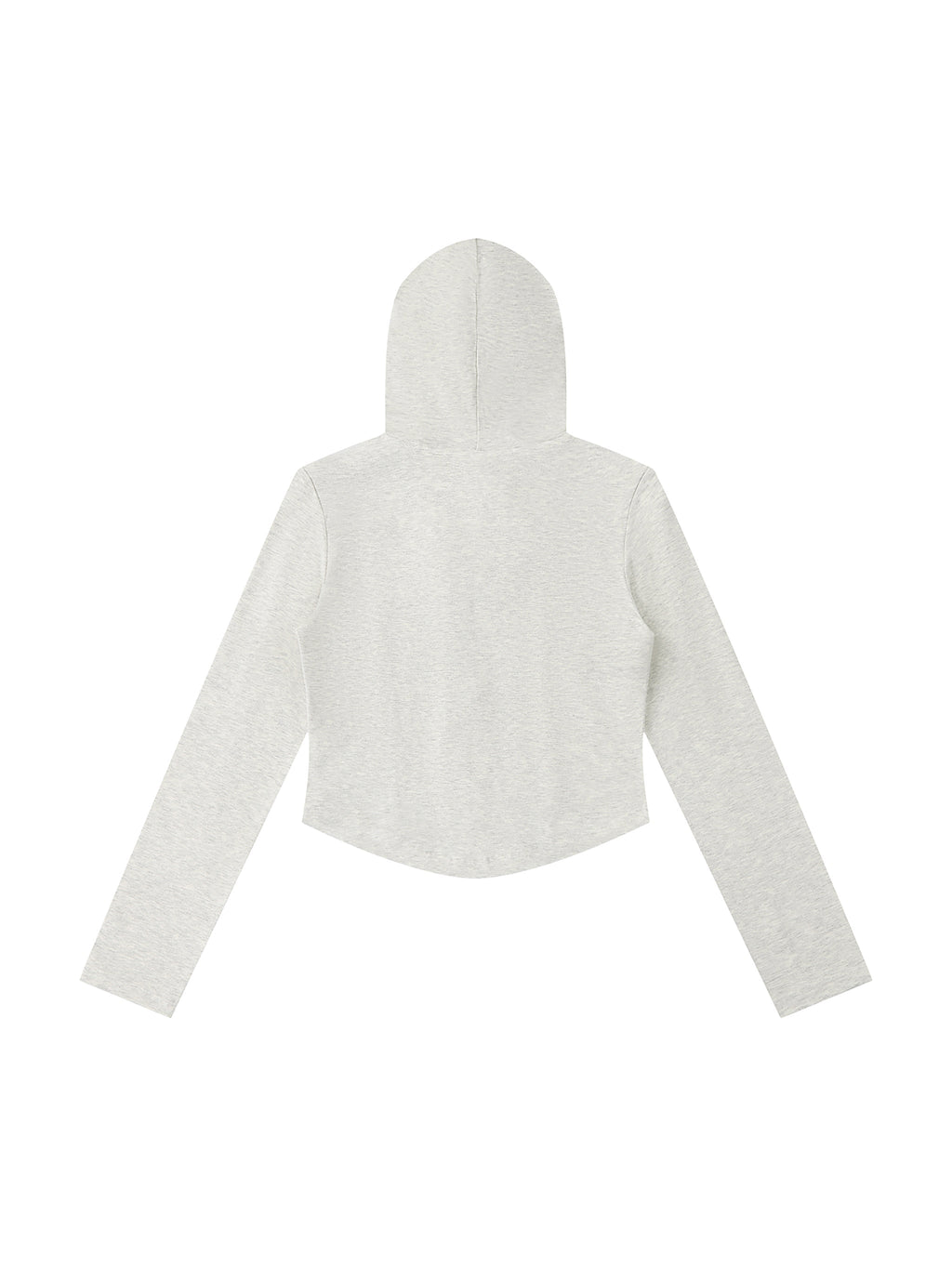 Women's Slim Cropped Full Zip Hoodie
