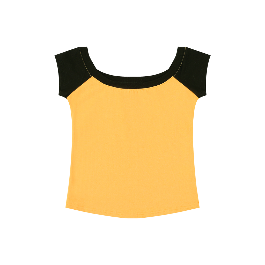 Women's Color Block Raglan Baby T-Shirt