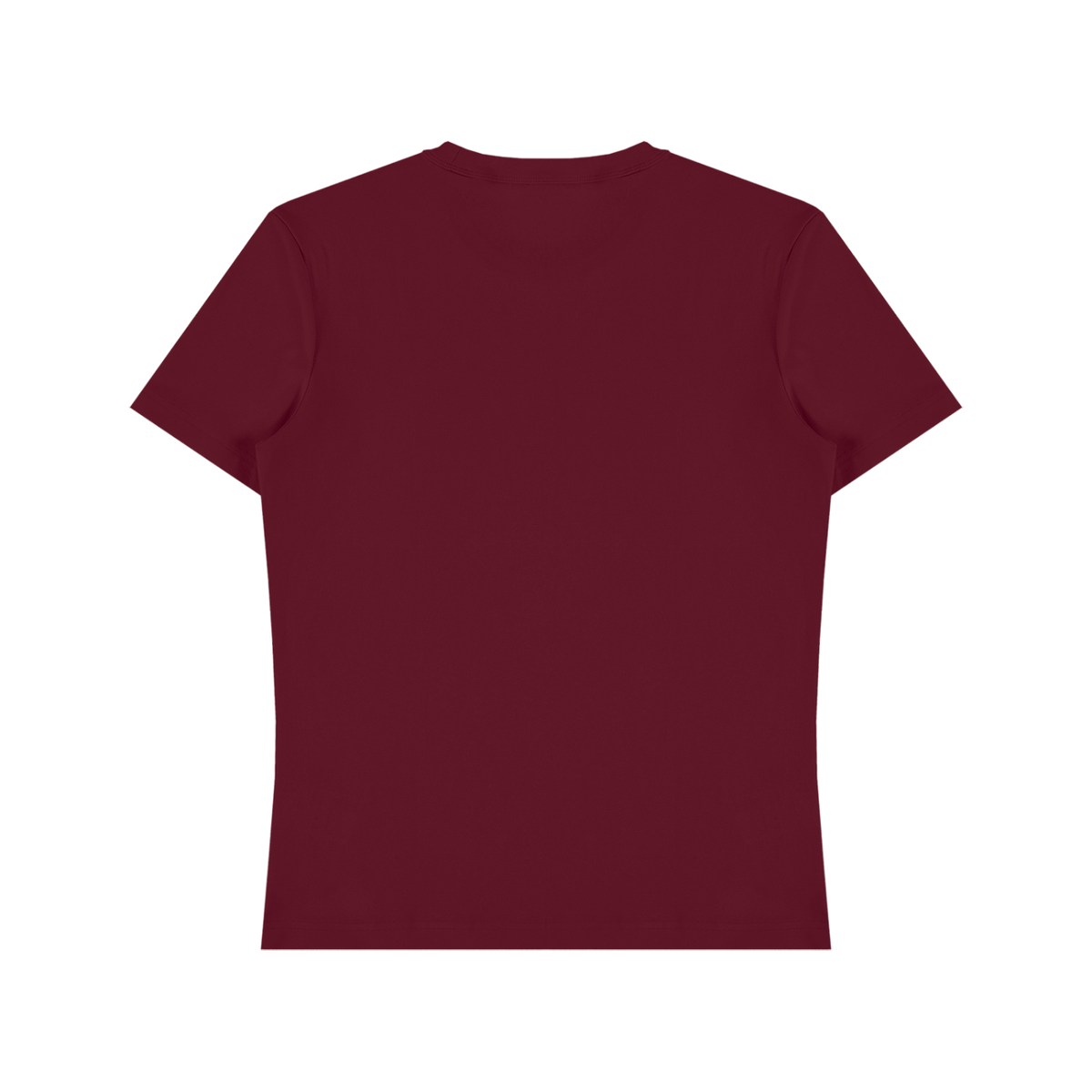 Wine Red Unisex Heavyweight Cotton T-Shirt back product view