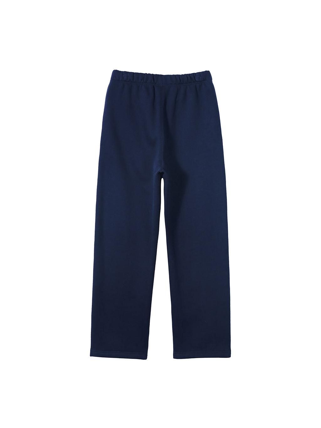 Unisex Solid Colour Fleece Straight-Leg Pants