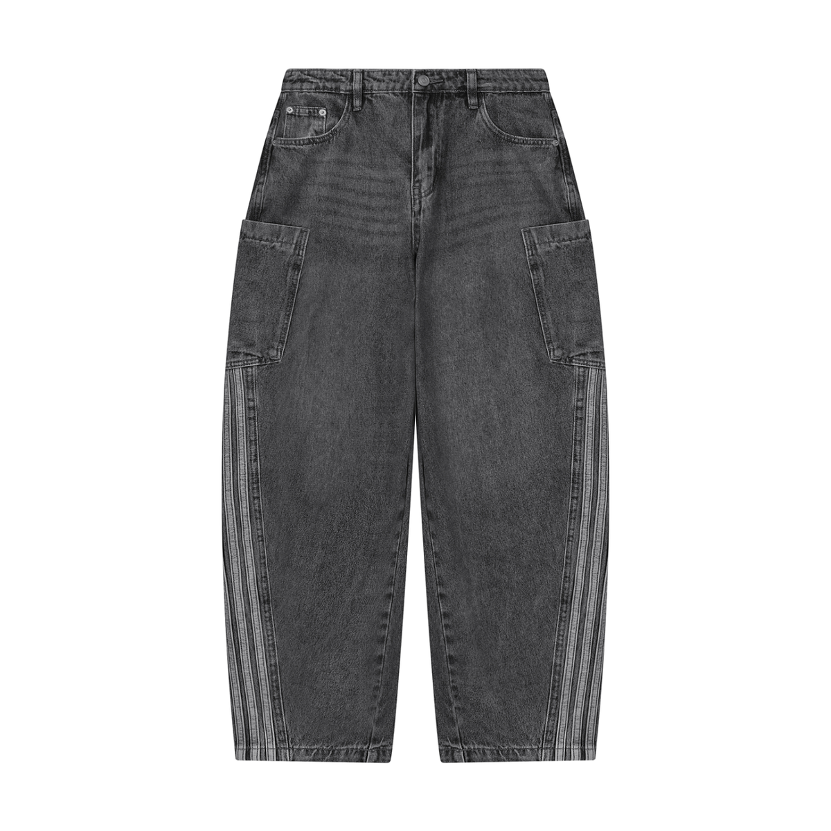 Women's Vintage Wash Barrel Leg Jeans
