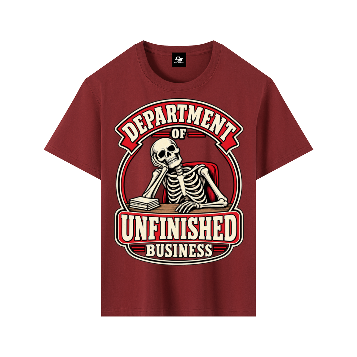 Department of Unfinished Business Pure Cotton Unisex T-Shirt