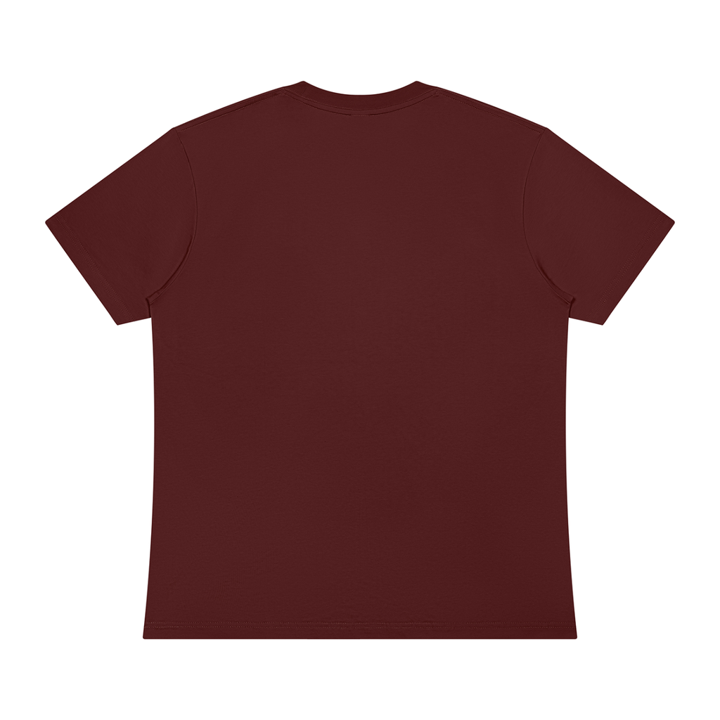 Off Script Sorona Crewneck T-Shirt - Jujube Red back view