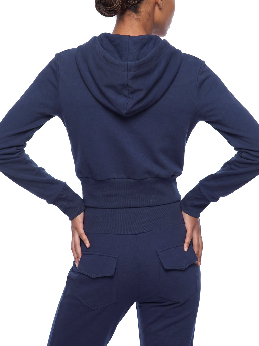 Women’s Slim Crop Full Zip Hoodie