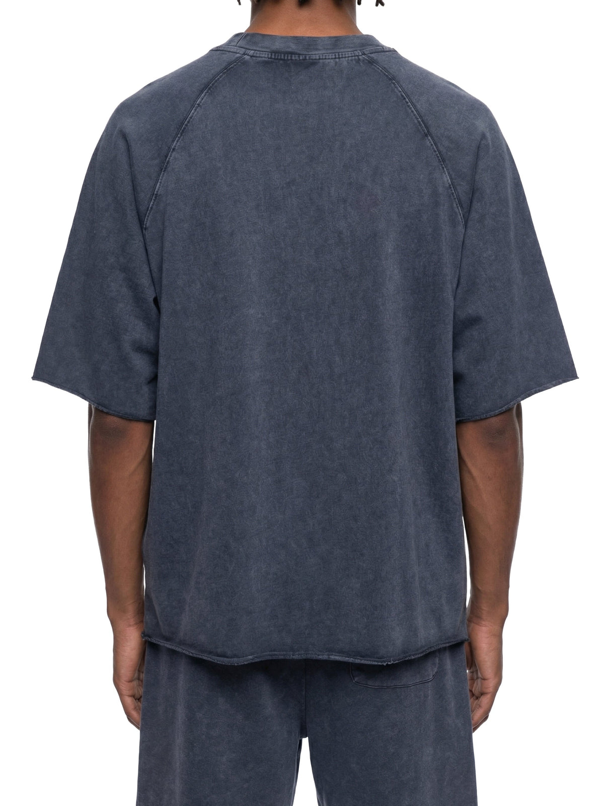 Unisex Mineral Wash Raw Edge T-Shirt