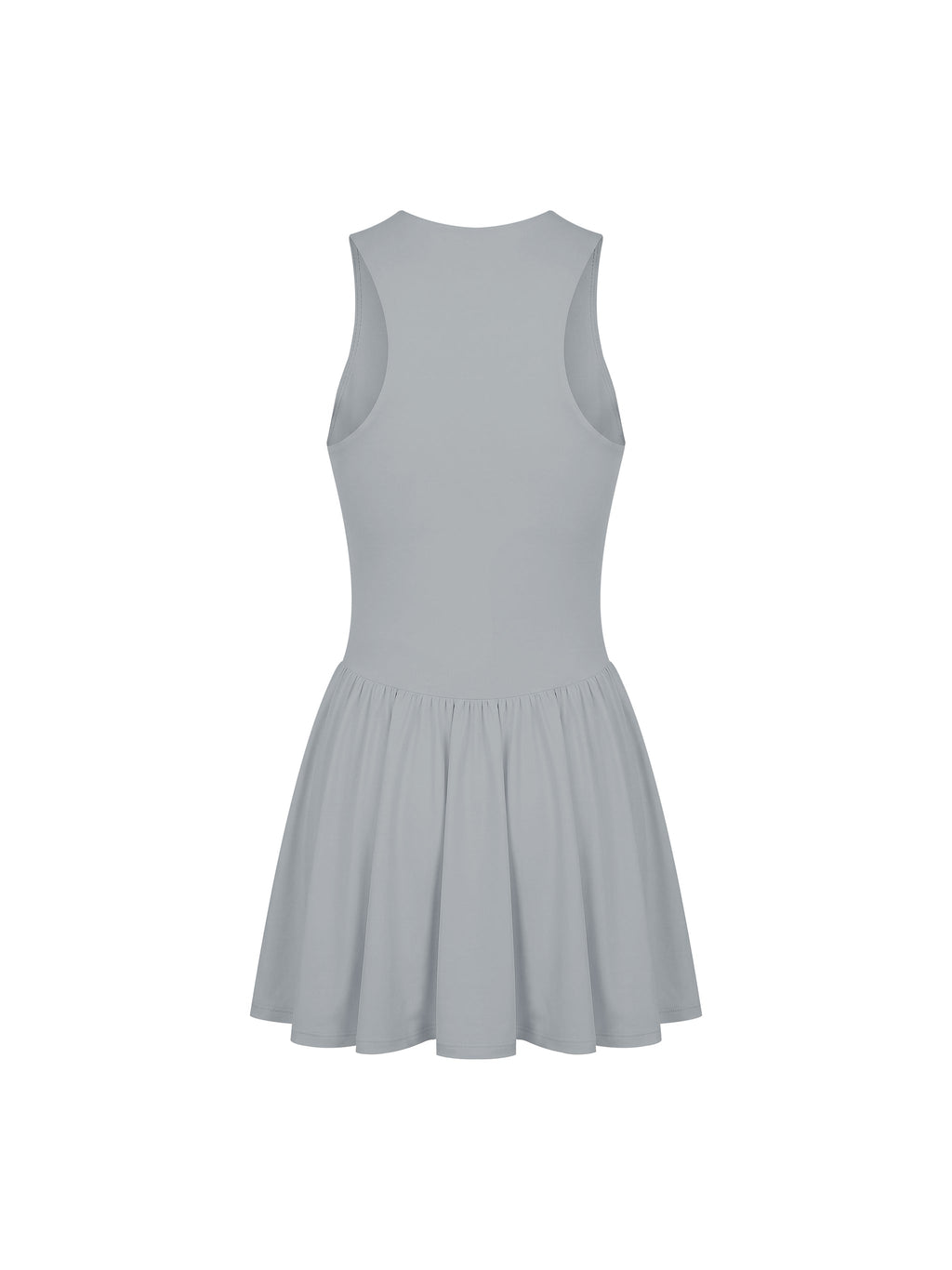 Women’s Ruched Sleeveless Full-Zip Dress