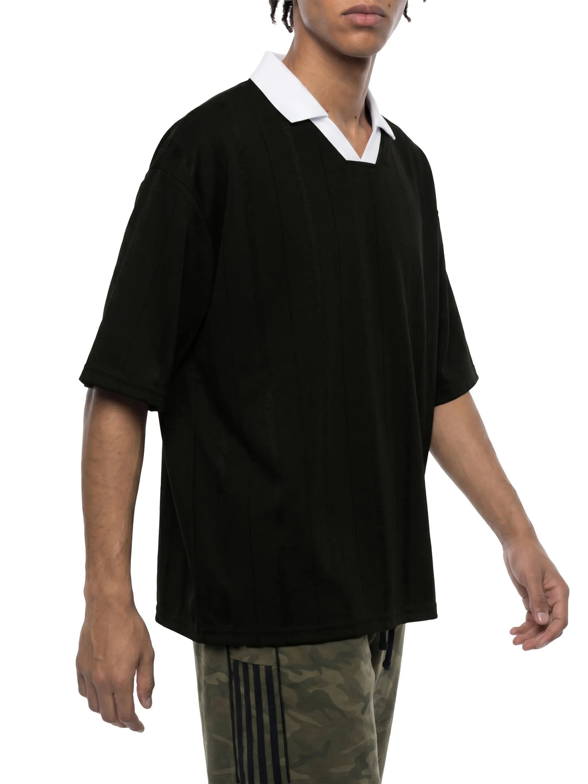 Unisex Striped Boxy Soccer Jersey