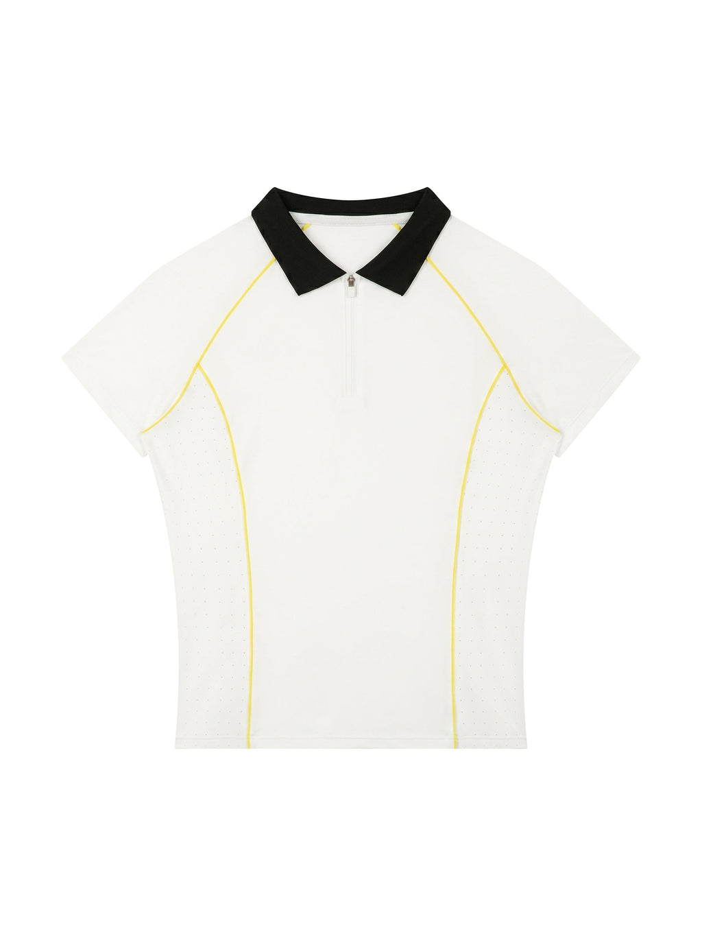 Women’s Slim Fit Quarter-Zip Polo Shirt