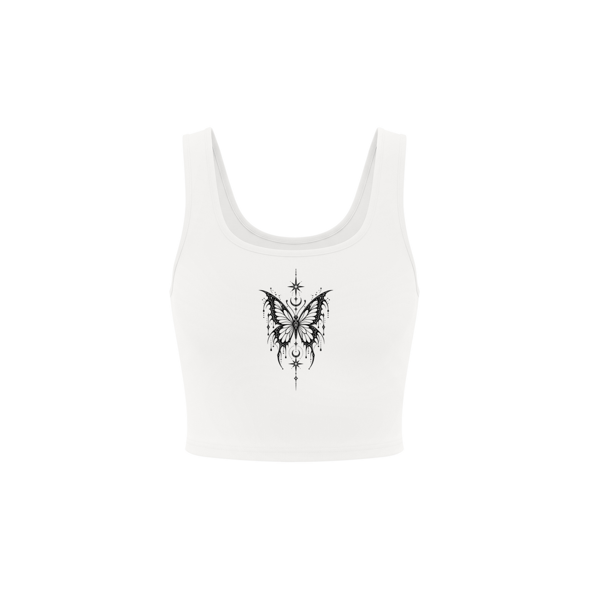 Celestial Butterfly Women’s Cropped Tank Top