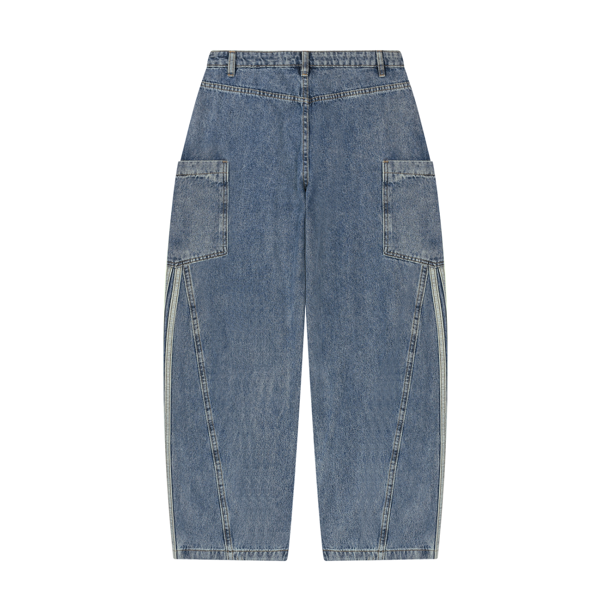 Women's Vintage Wash Barrel Leg Jeans