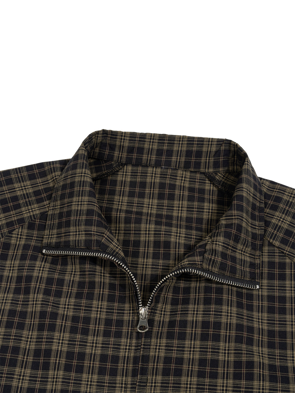 Unisex Plaid Full-Zip Track Jacket