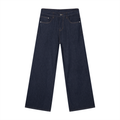 Men’s Loose Fit Wide Leg Jeans – Navy Blue
