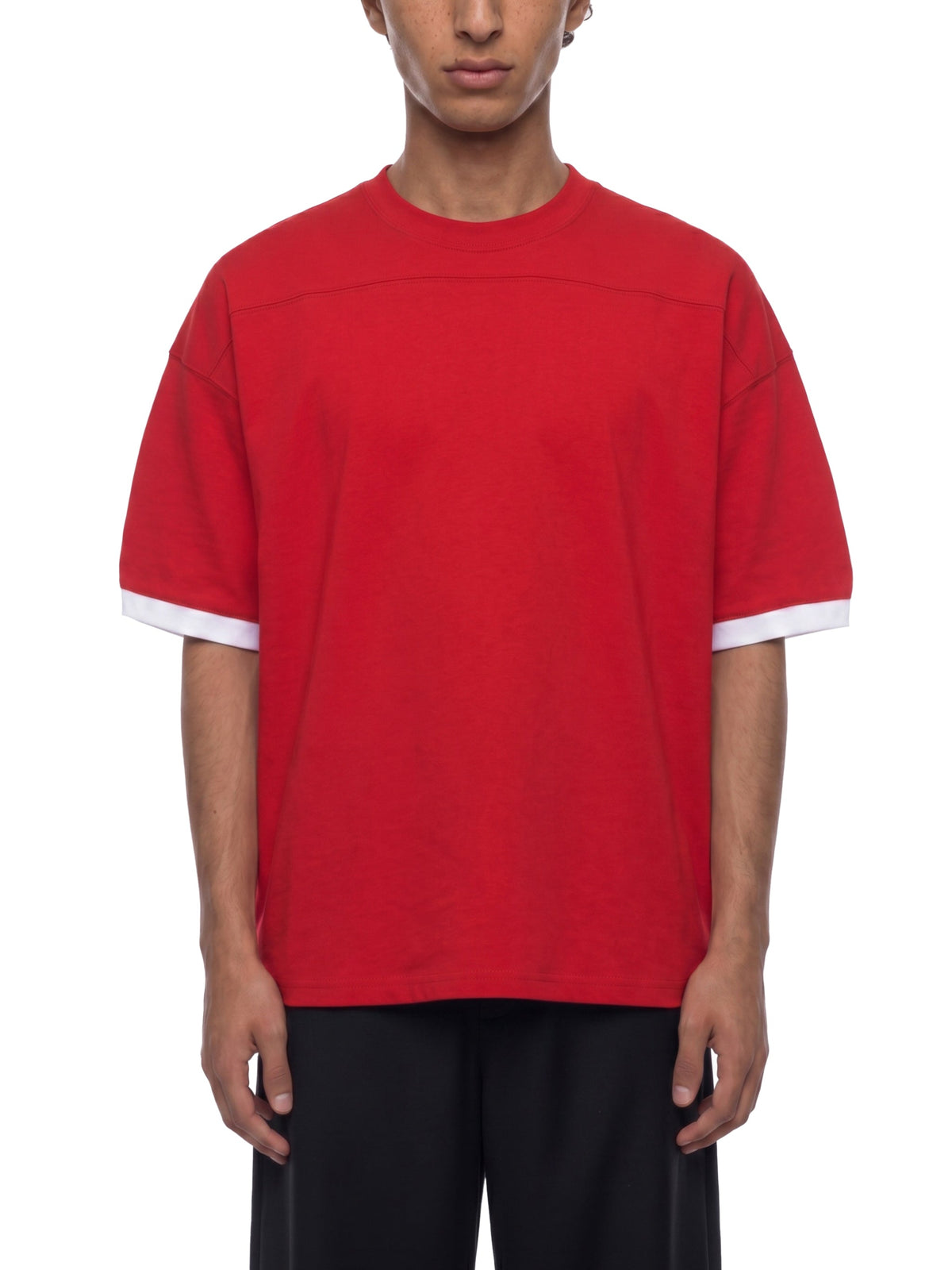 Unisex Colour Block Drop Shoulder T-Shirt