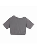 Asymmetric Shoulder Oversized Cotton T-Shirt