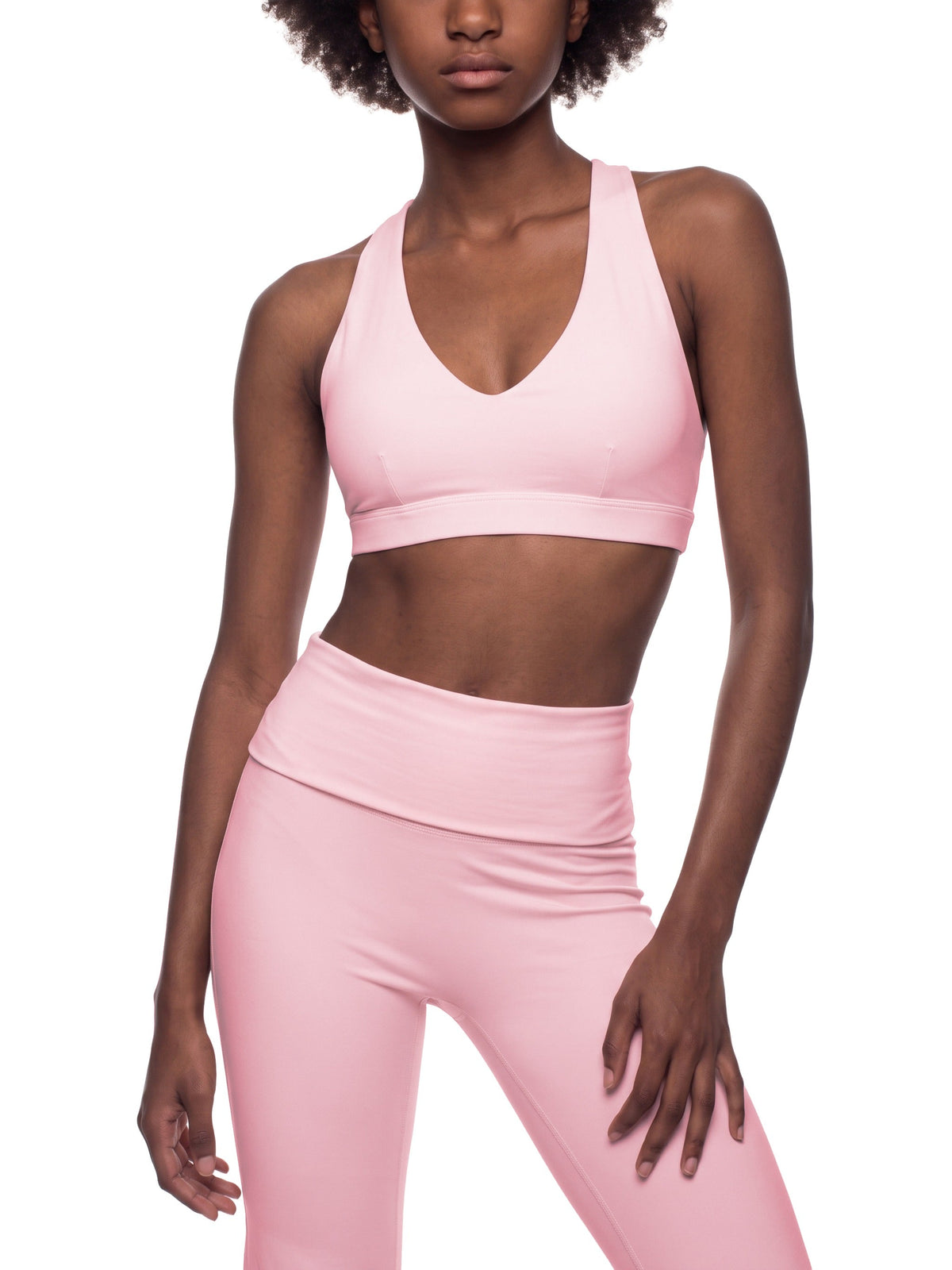 Women's Halter Cropped Sports Bra