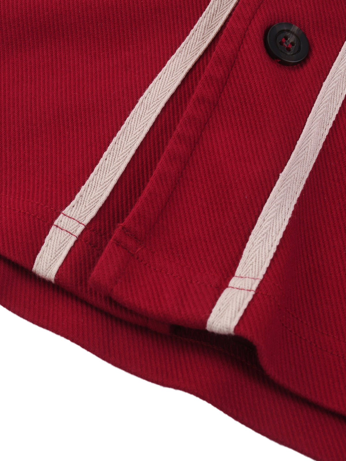 Unisex Contrast Piped Button-Up Jersey gallery view