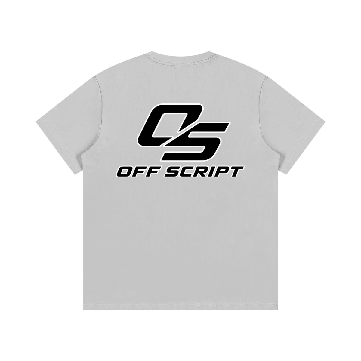 One Nation Essential Cotton T-Shirt - Light Gray back product view