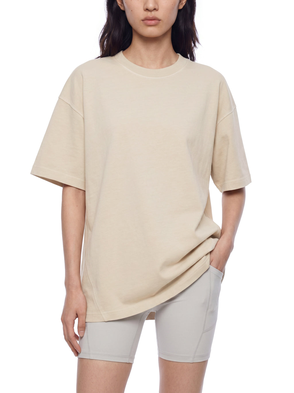 Unisex Vintage Wash Paneling T-Shirt