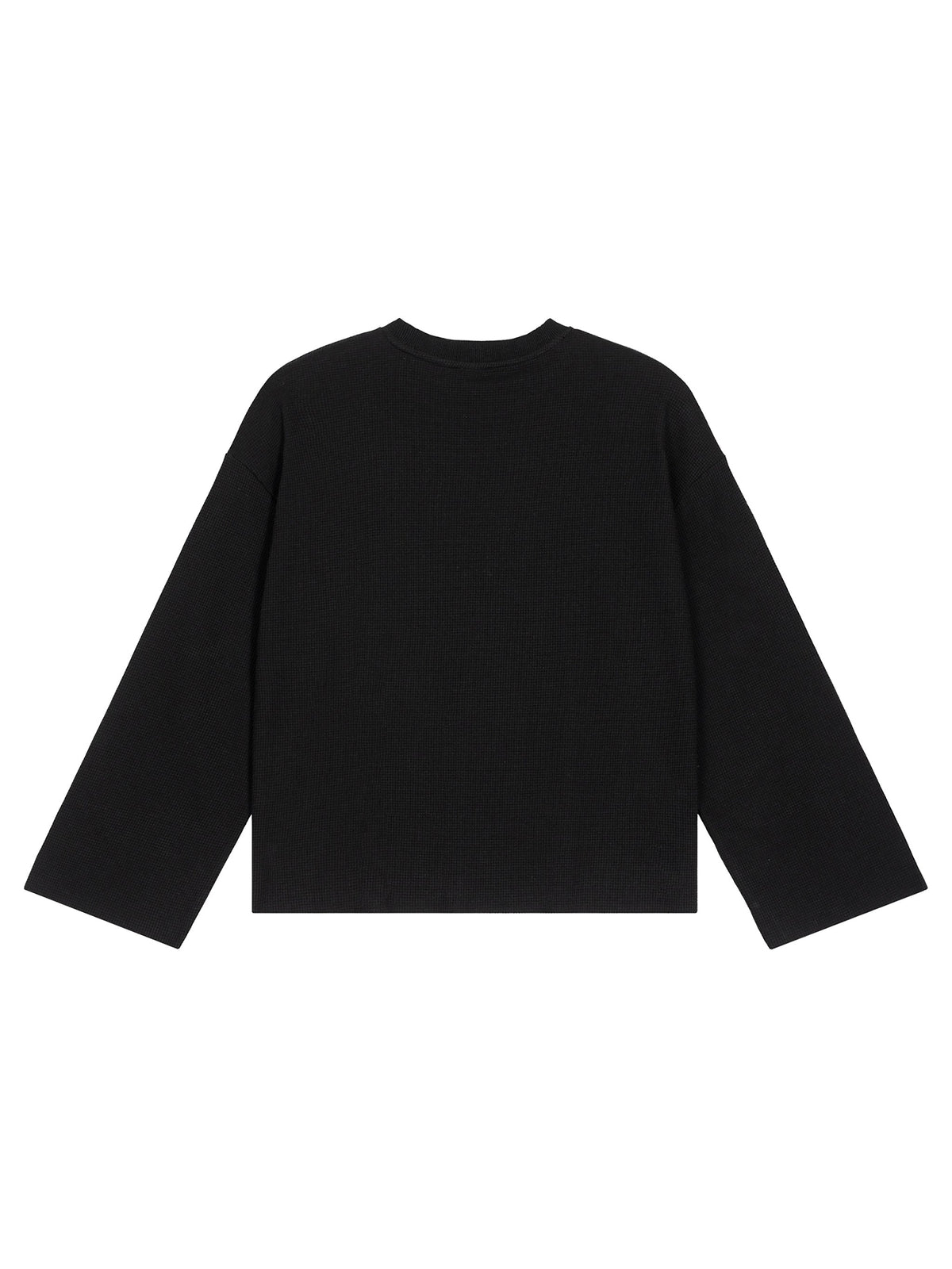 Unisex Waffle Raw Edge T-Shirt