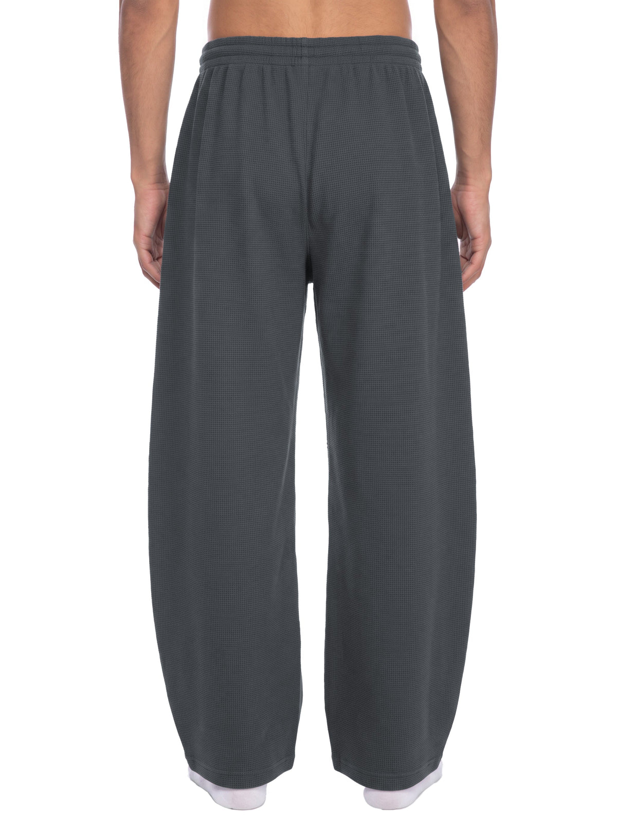 Unisex Waffle Barrel Leg Pants