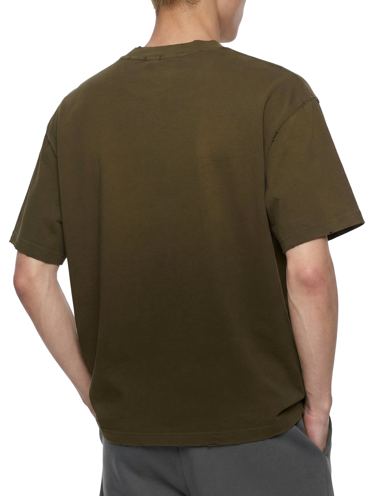 Unisex Sun Fade Distressed Boxy T-Shirt