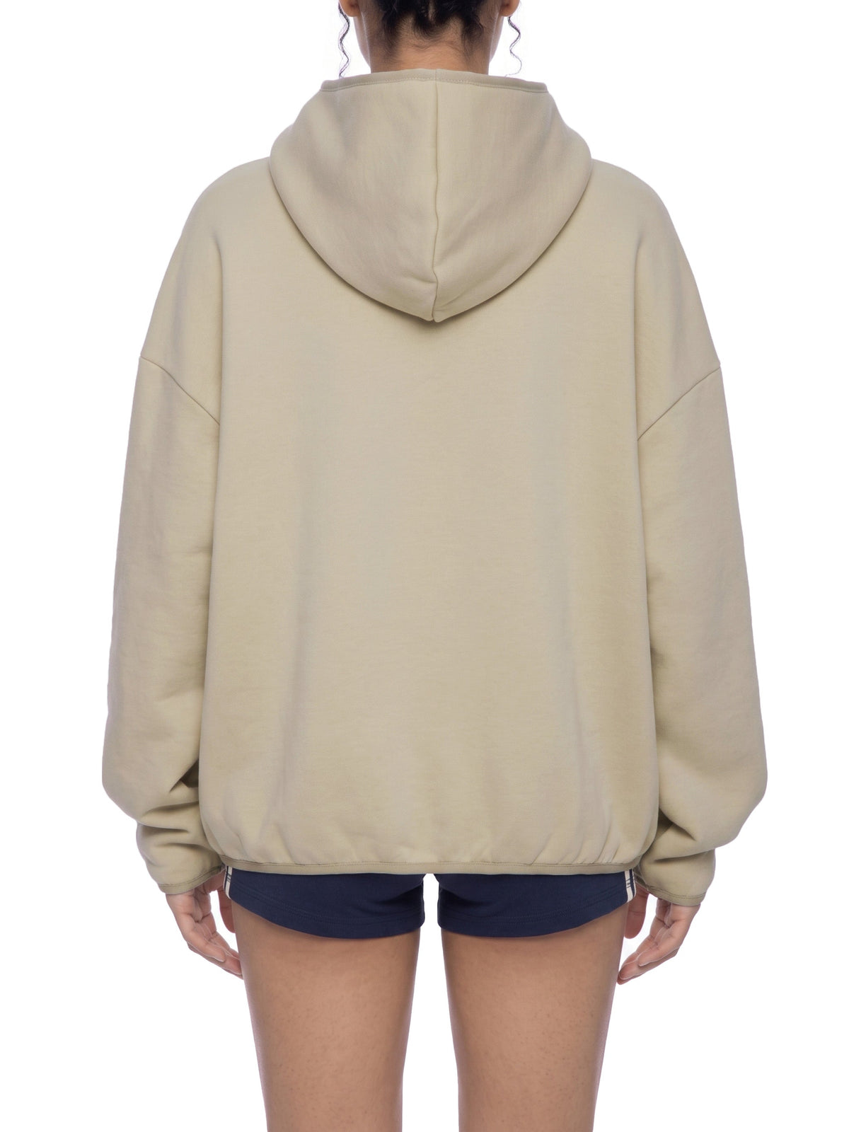 Unisex Boxy Piping Fleece Hoodie