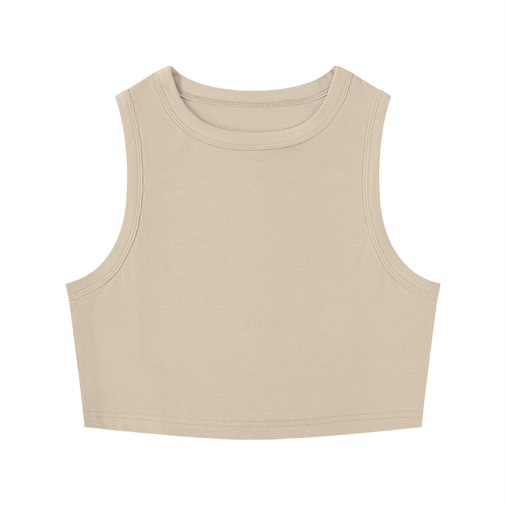 Women's Tight Crewneck Crop Tank Top