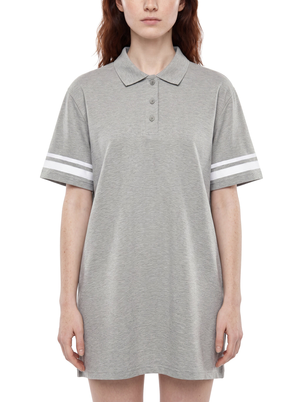 Women’s Striped Colour Block Polo Dress