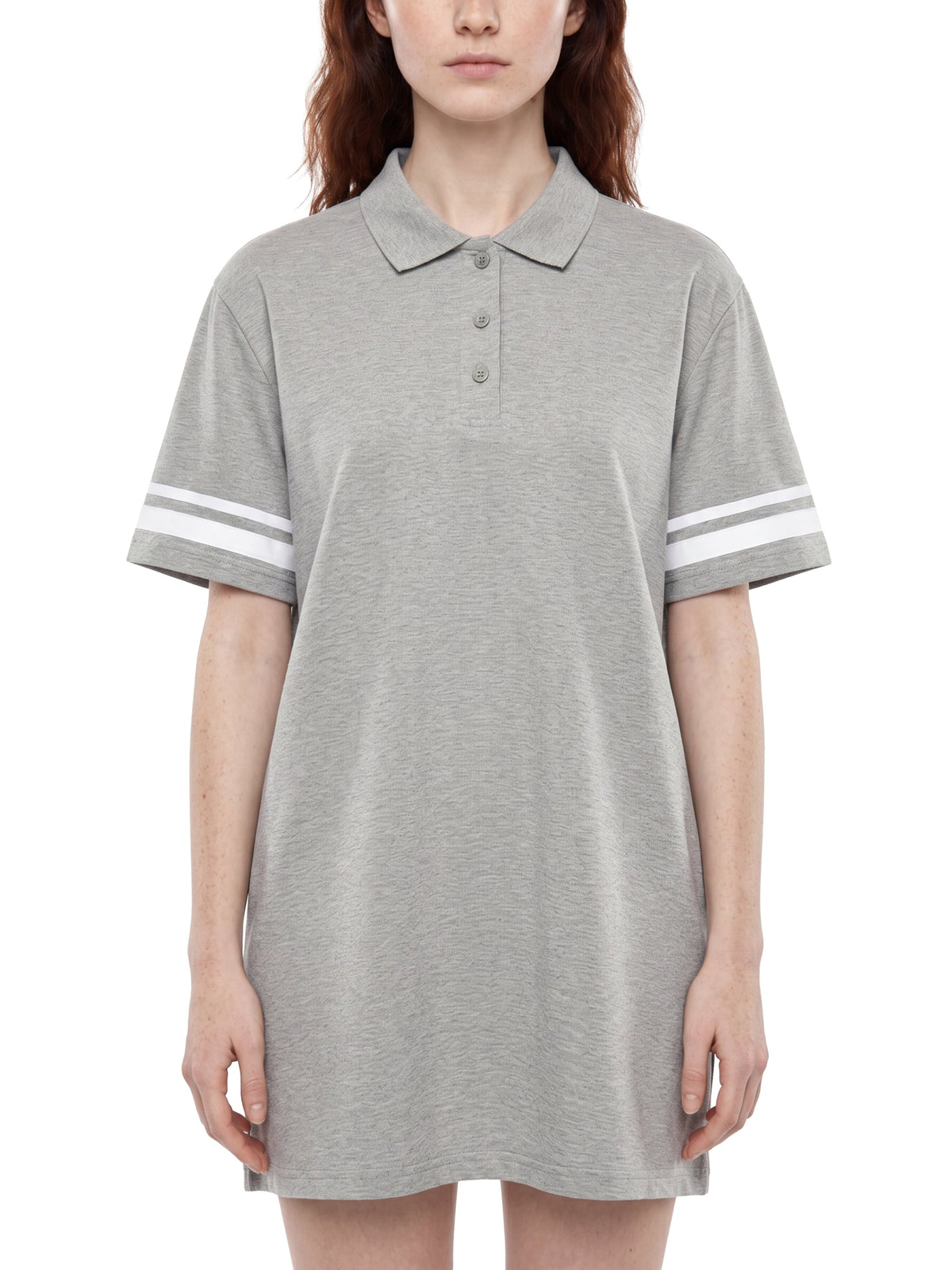 Women’s Striped Colour Block Polo Dress