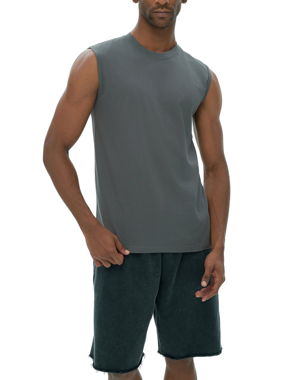 Men’s Sleeveless Cotton Tank Top