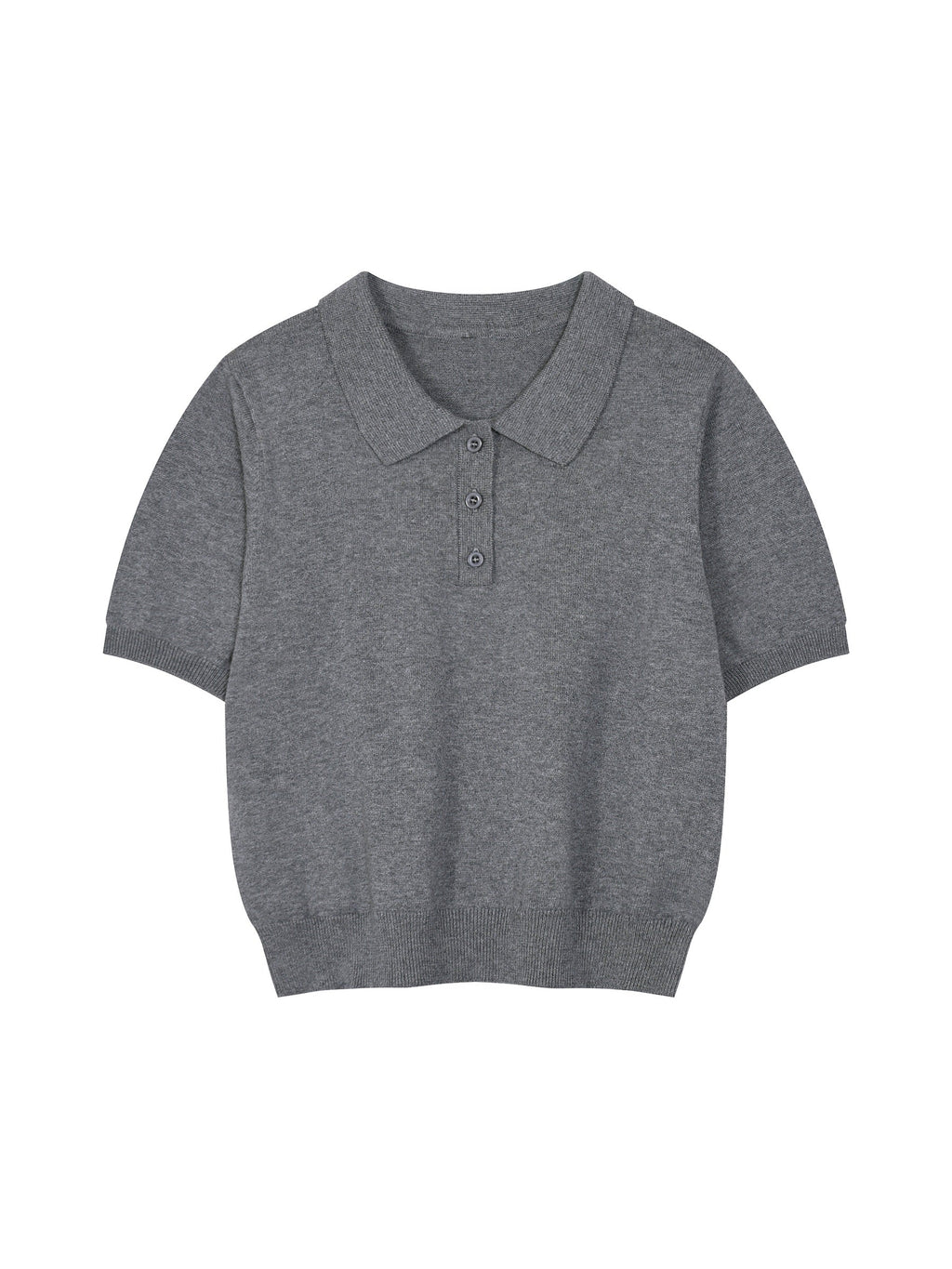Women’s Knit Cotton Polo Shirt