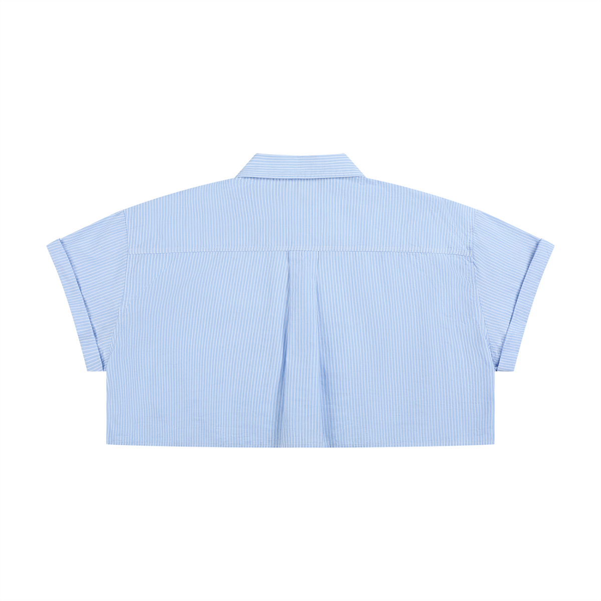 Women’s Striped Boxy Cropped Shirt