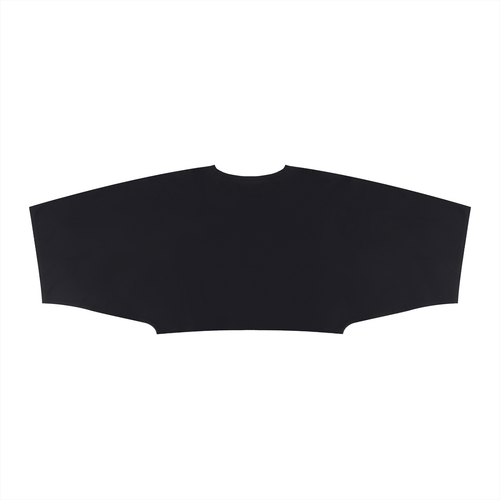 Off Script Celestial Butterfly Women’s Boxy Batwing Sleeve T-Shirt - Black back view