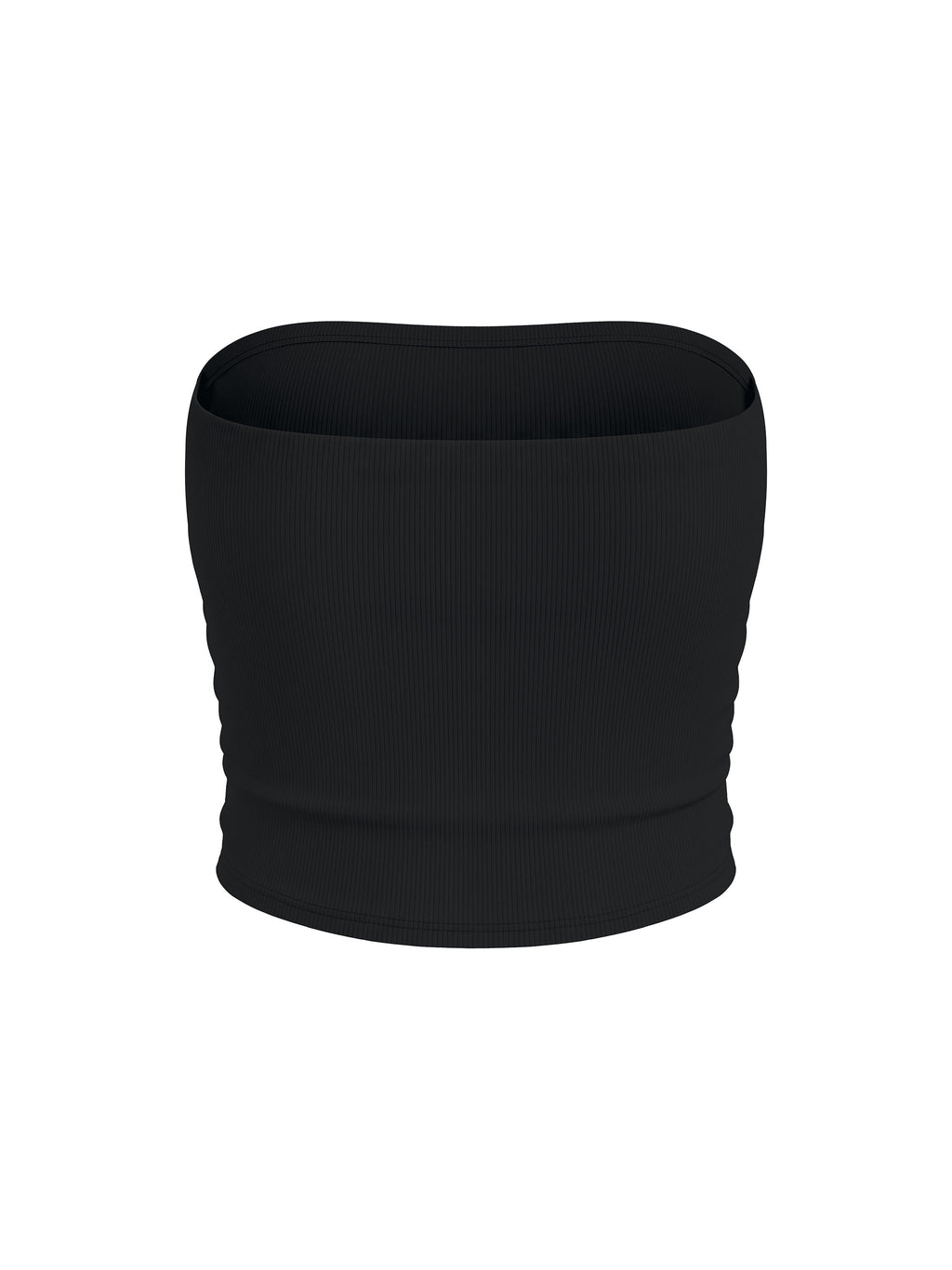 Women’s Ruched Cropped Yoga Tube Top