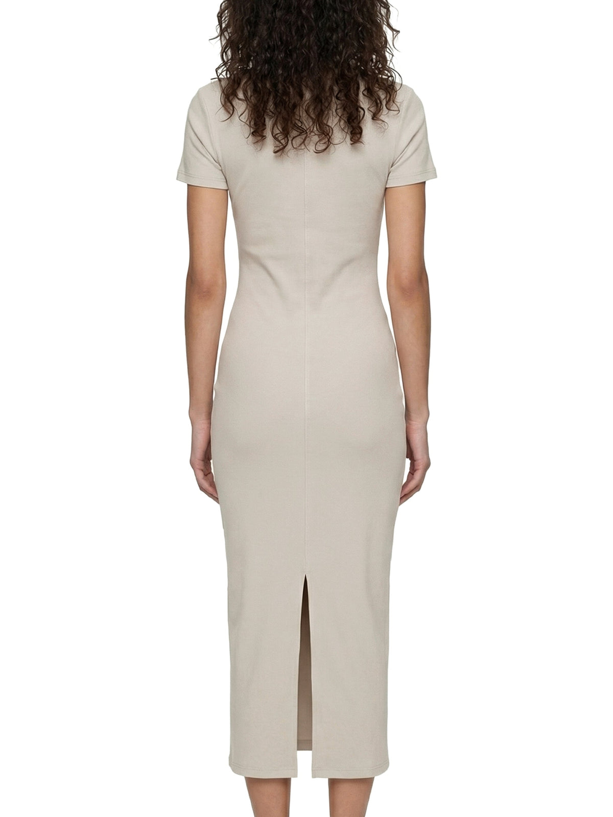 Women's V-Neck Short Sleeve Maxi Dress