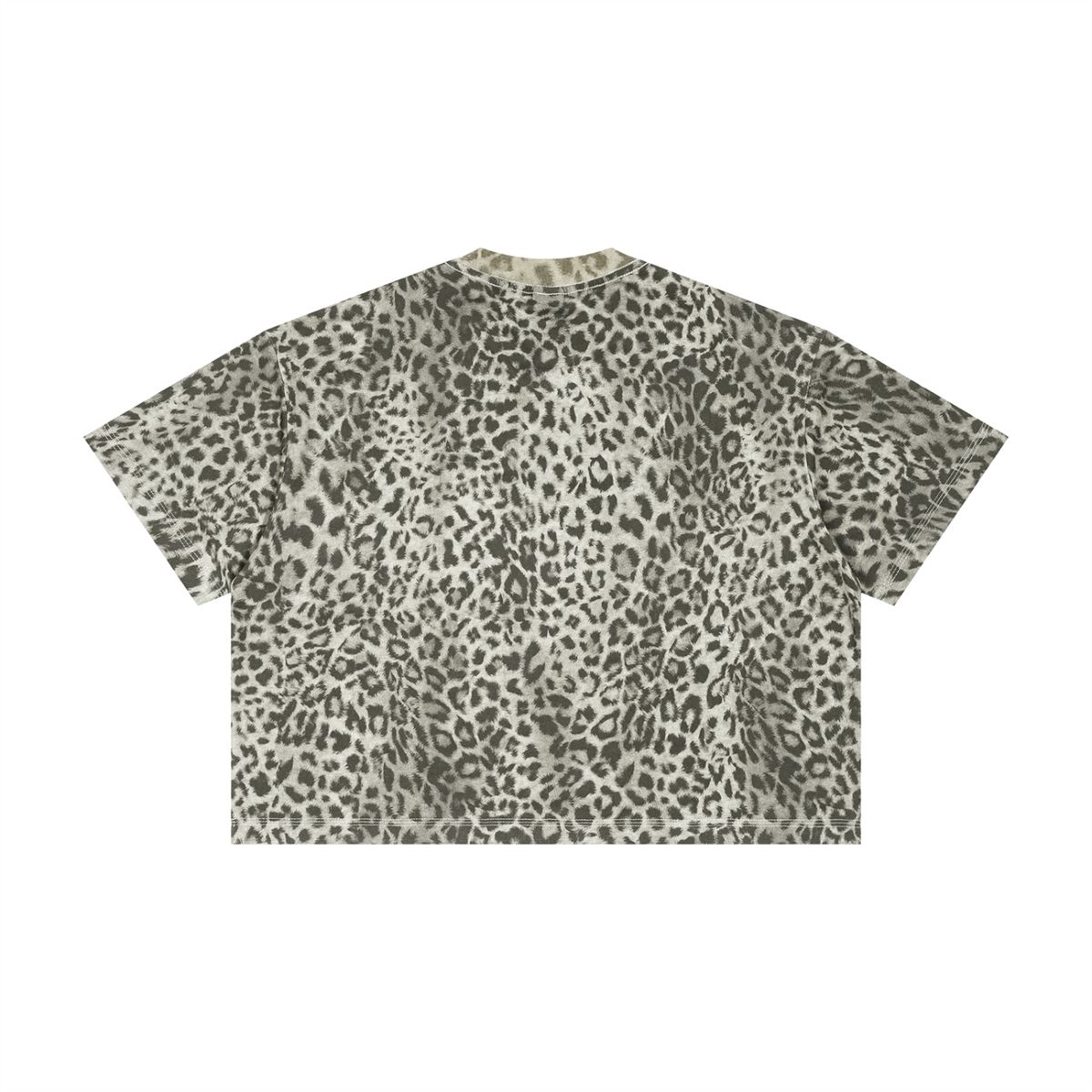 Unisex Leopard Print Boxy T-Shirt