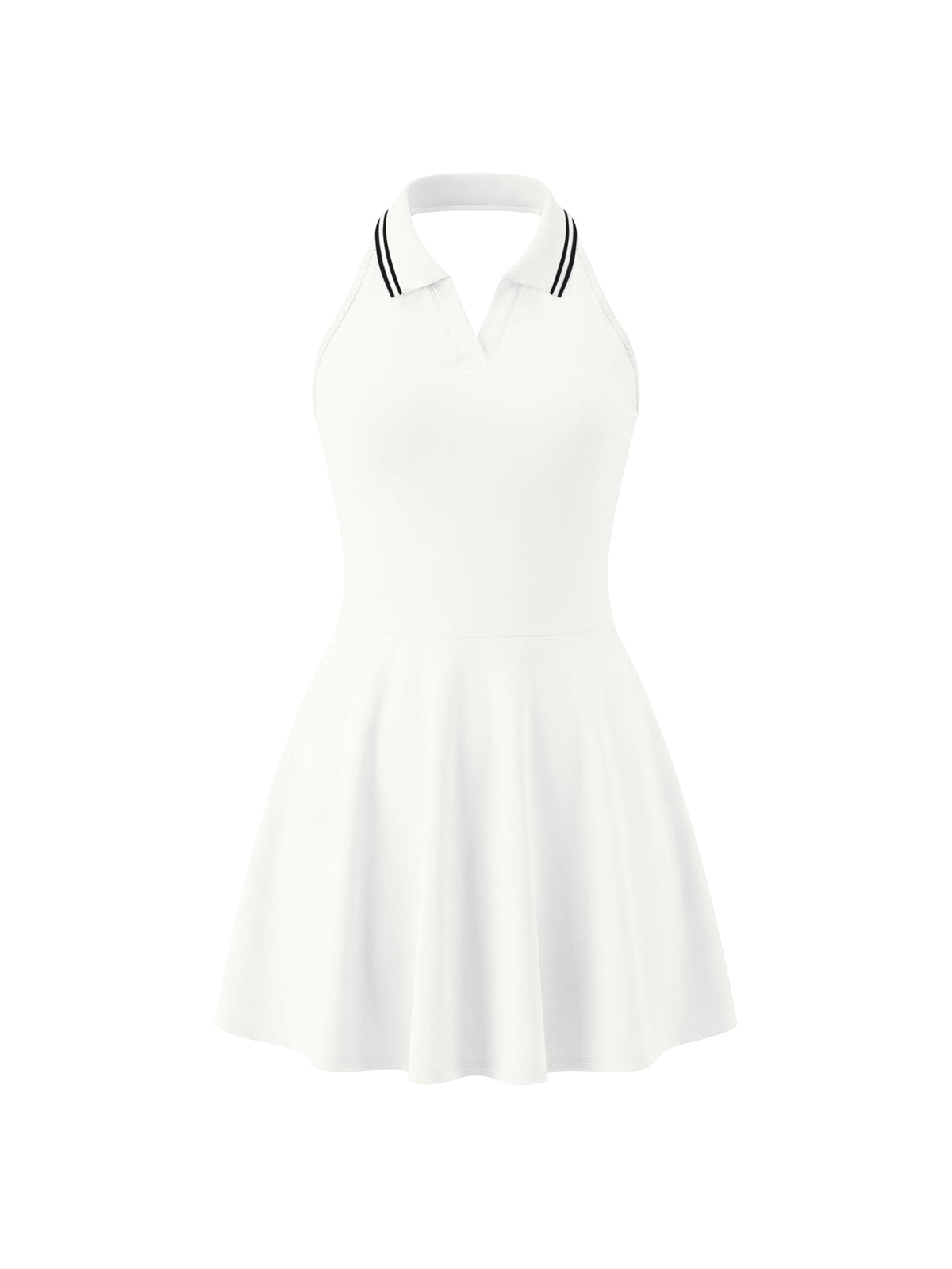 Women’s Collared Halter A-Line Tennis Dress