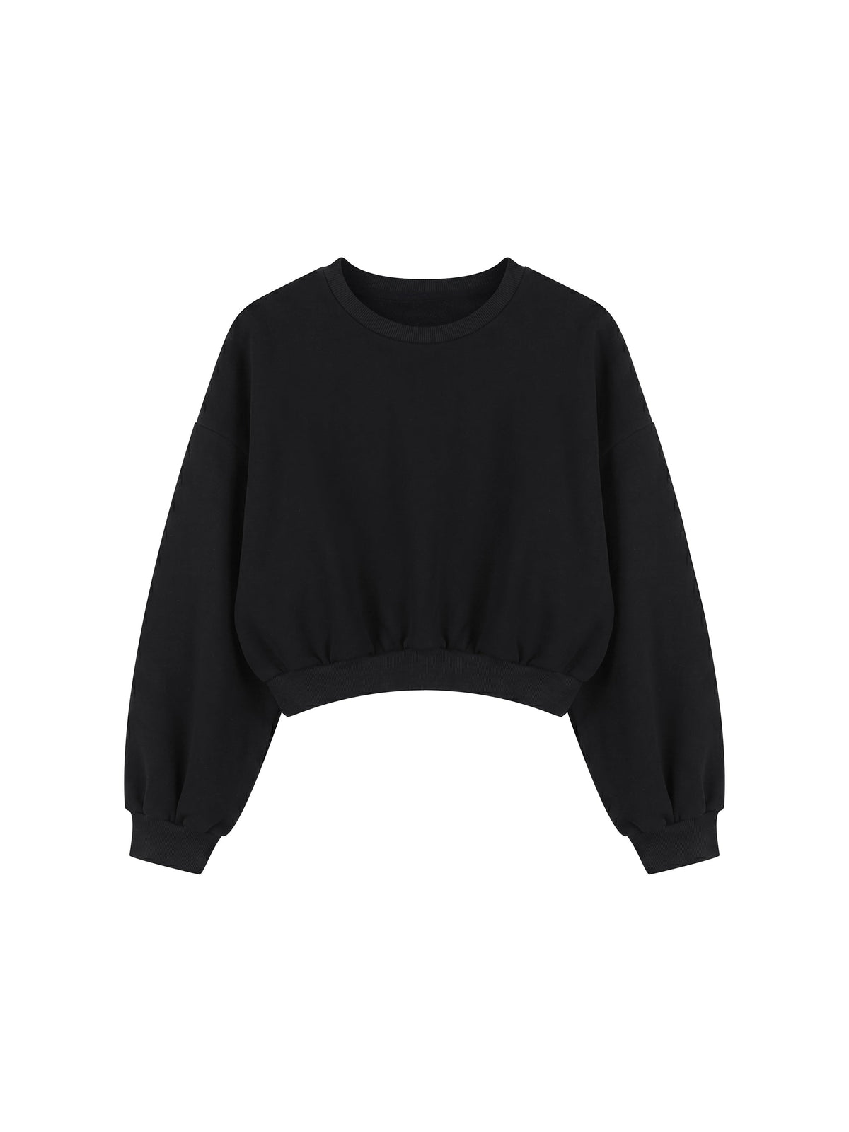 Women's Boxy Cropped Crewneck Sweatshirt