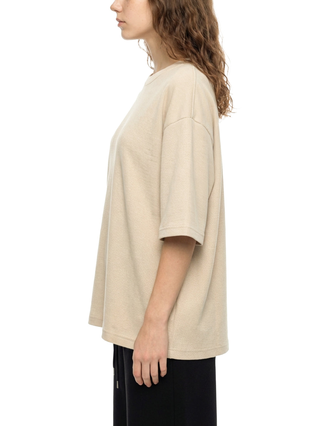 Unisex Mineral Wash Waffle Boxy T-Shirt