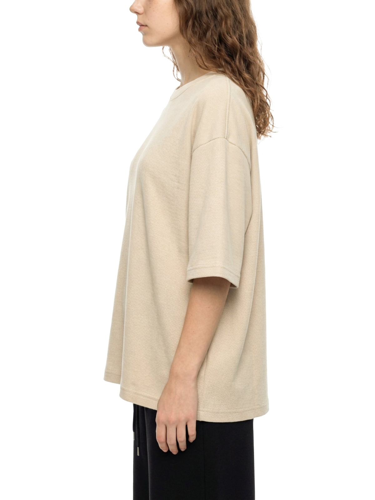 Unisex Mineral Wash Waffle Boxy T-Shirt