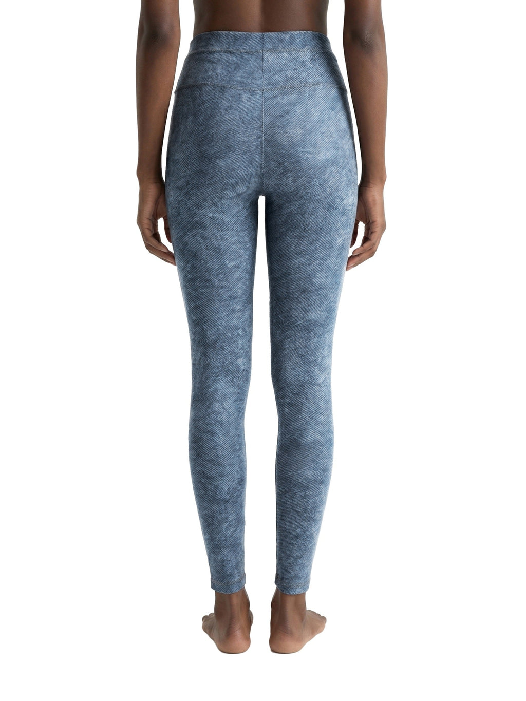 Women's Faux Denim Zip-Fly Leggings