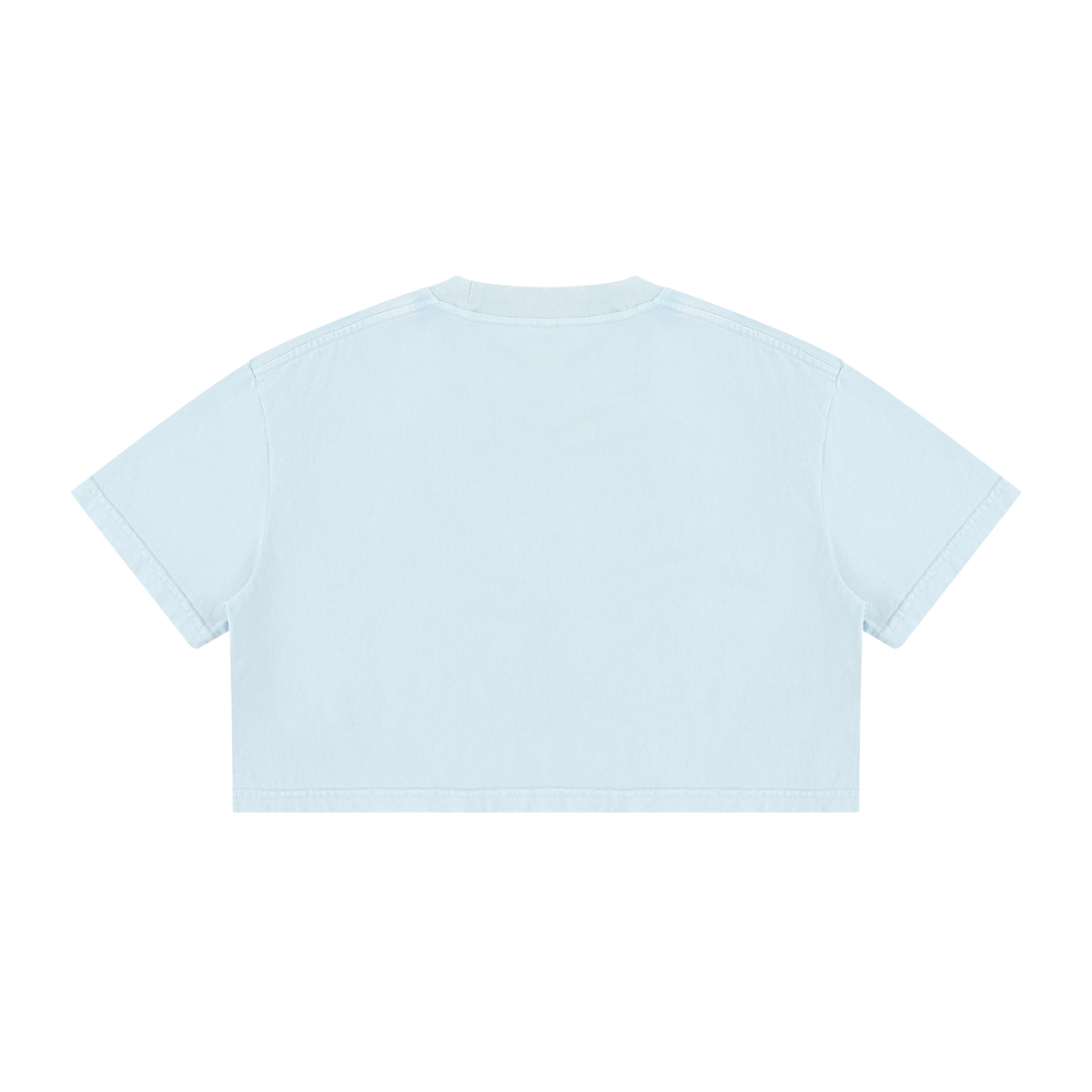 Women's Mineral Wash Cotton Crop T-Shirt