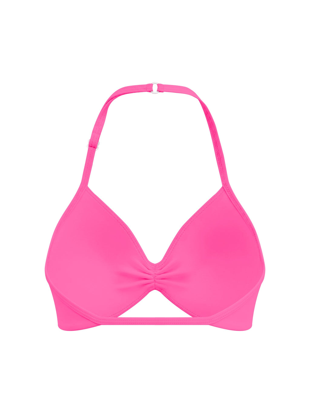 Women’s Ruched Halter-Neck Sports Bra
