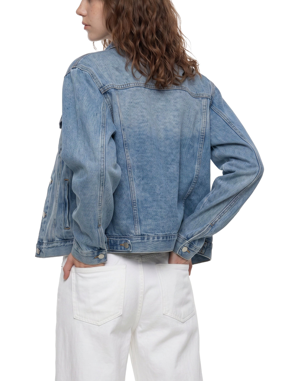 Unisex Vintage Wash Denim Jacket