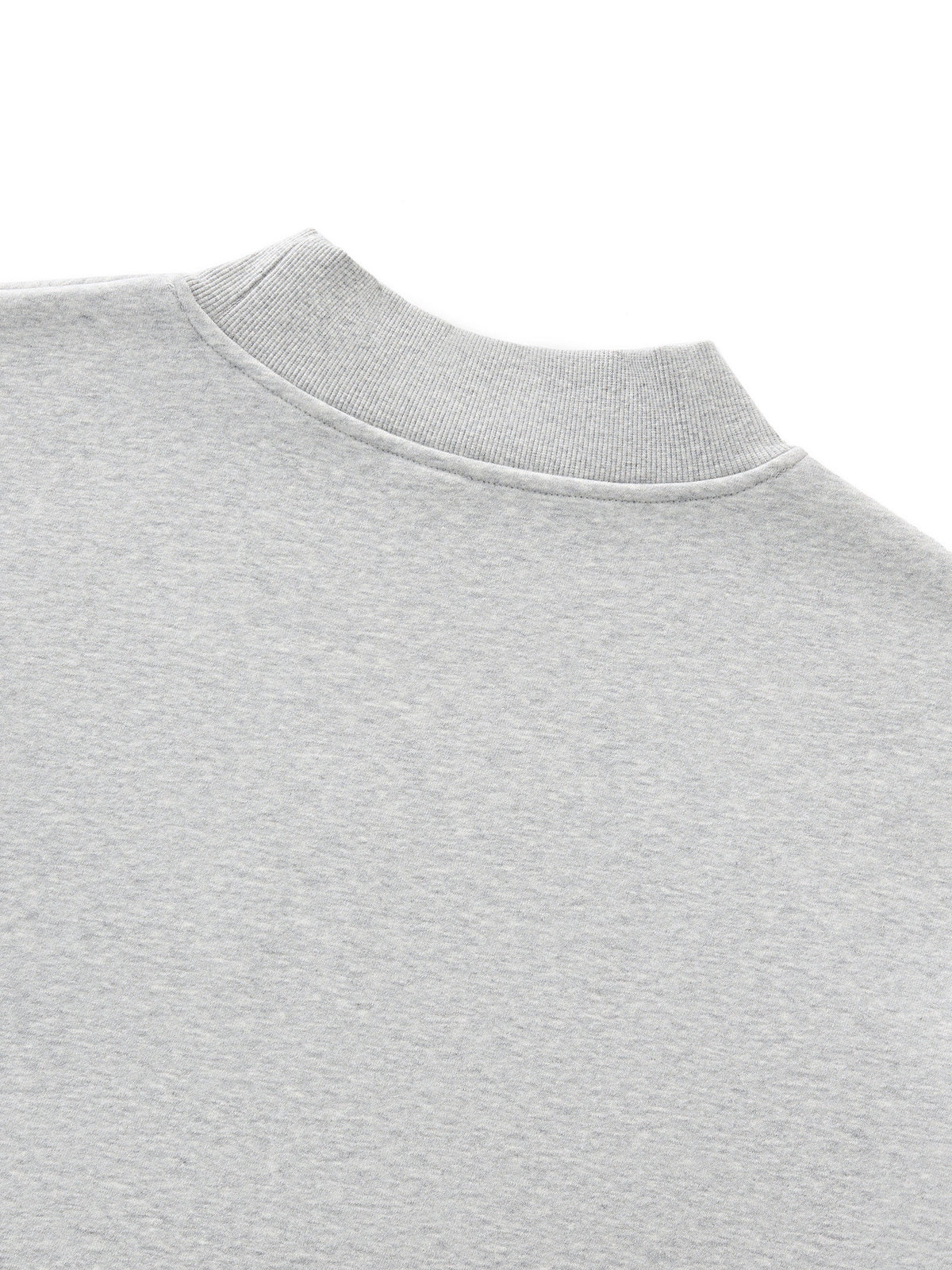 Essential Fleece Mock-Neck Crew Sweatshirt – product view 17