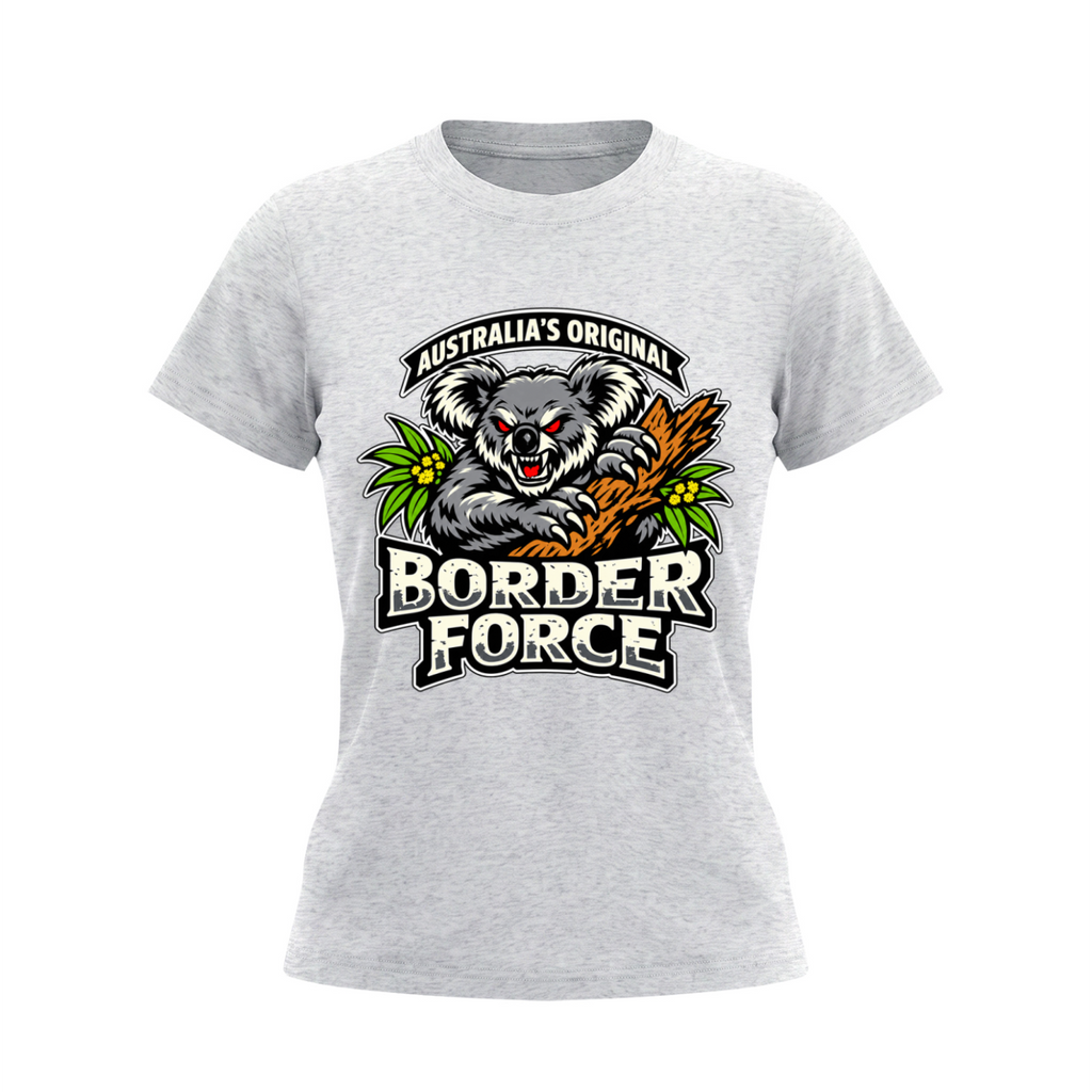 Drop Bear Women's Slim Fit Crewneck T-Shirt